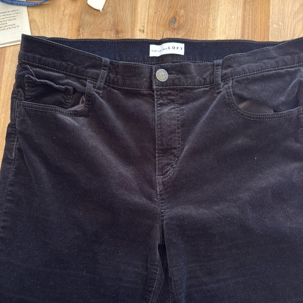 Loft velour jeans